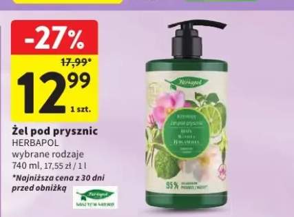 Żel pod prysznic Herbapol