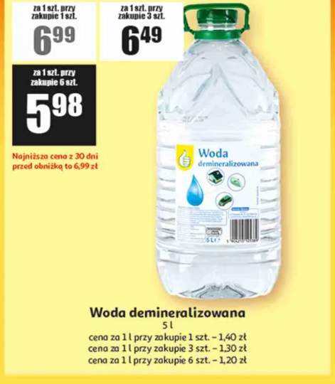 woda demineralizowana