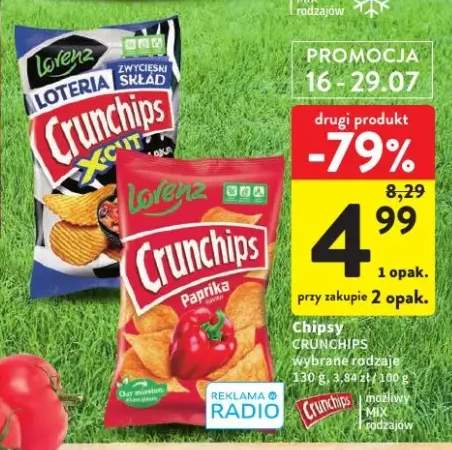 Chipsy Crunchips X-Cut +1 wariant