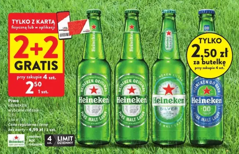 Piwo Heineken Silver