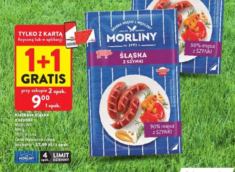 Kiełbasa śląska z szynki Morliny
