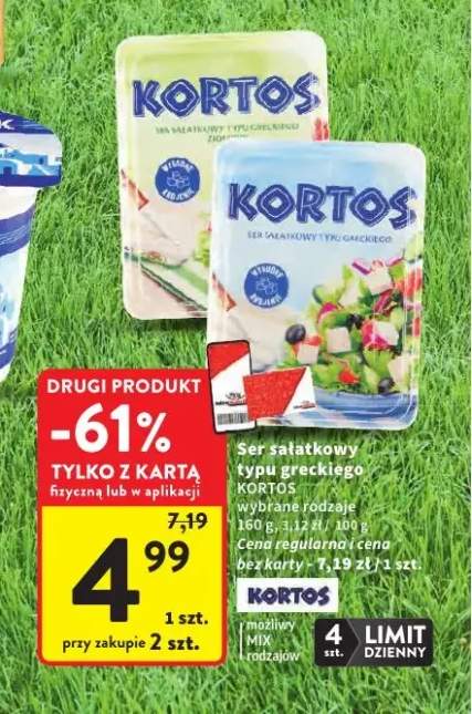 Ser sałatkowy typu greckiego Kortos ziołowy +1 wariant