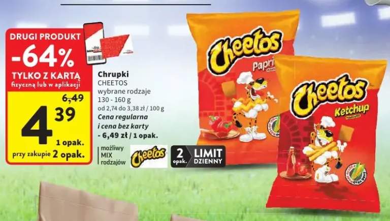 Chrupki Cheetos Ketchup