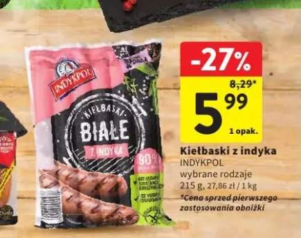 Kiełbaski z indyka Indykpol