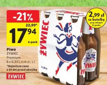 Piwo Żywiec Premium 6-pak