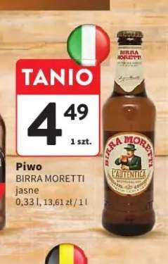 Piwo Birra Moretti jasne