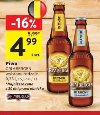Piwo Grimbergen Blonde +1 wariant
