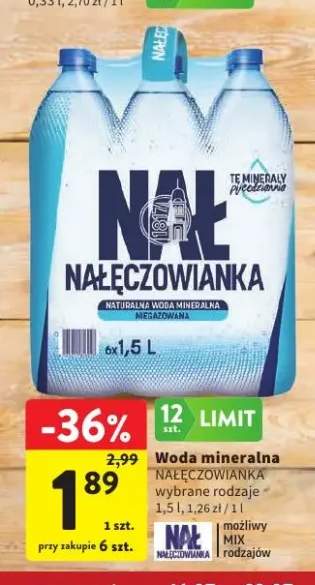 Woda mineralna Nałęczowianka