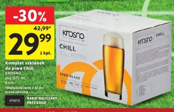 Komplet szklanek do piwa Krosno Chill Collection