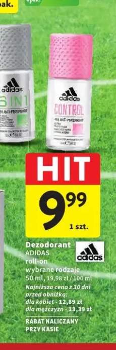 Dezodorant roll-on Adidas 6 in 1 dla mężczyzn