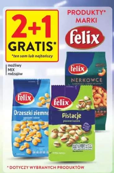 Orzeszki ziemne Felix +2 warianty
