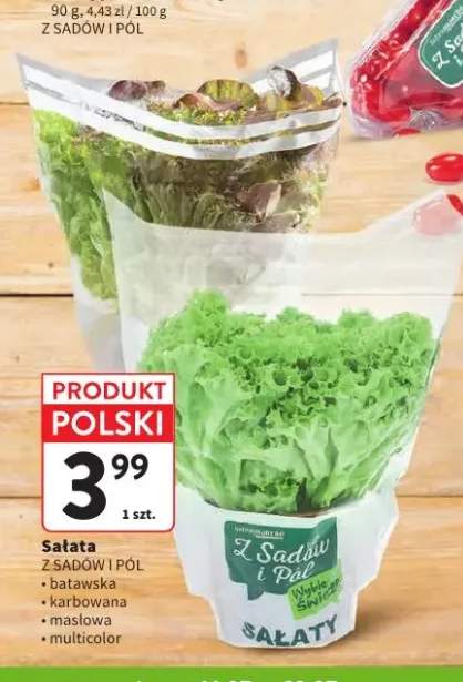 Sałata batawska Z Sadów i Pól +2 warianty