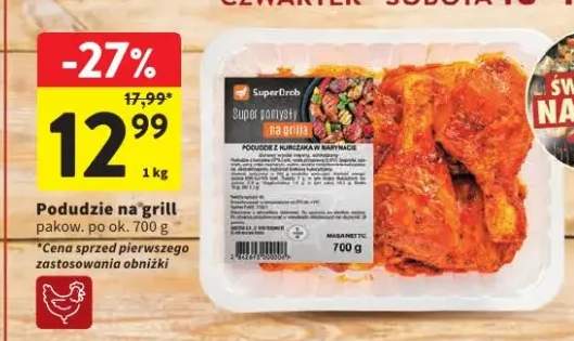 Podudzie z kurczaka w marynacie na grill SuperDrob