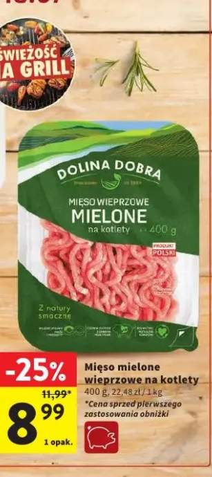 Mięso mielone wieprzowe na kotlety Dolina Dobra