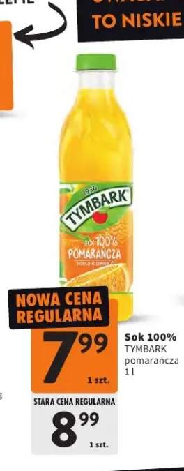 Sok 100% Tymbark pomarańcza