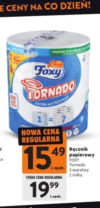 Ręcznik papierowy Foxy Tornado 3-warstwowy