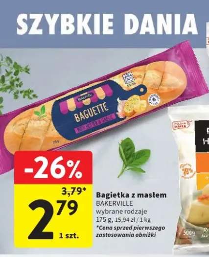Bagietka z masłem Bakerville
