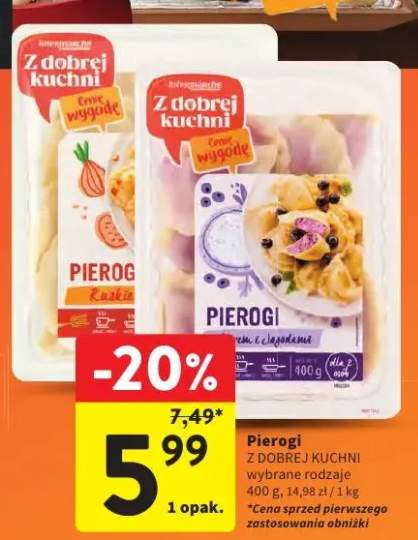 Pierogi ruskie Z Dobrej Kuchni +1 wariant