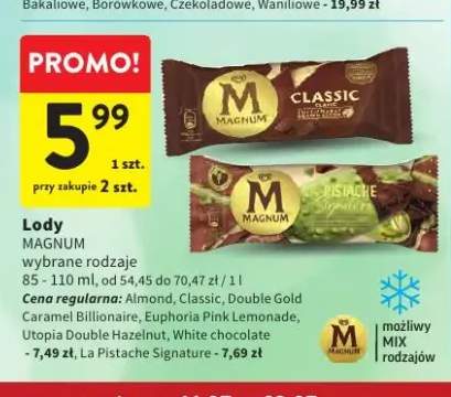 Lody Magnum Classic +5 wariantów