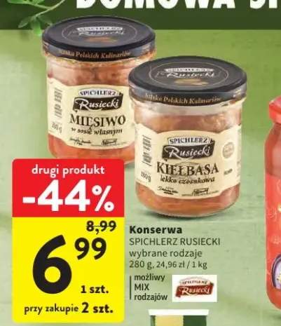 Konserwa Spichlerz Rusiecki Męsiwo w sosie własnym +1 wariant