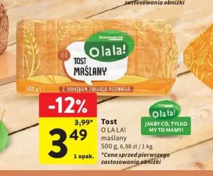 Tost maślany O la la!
