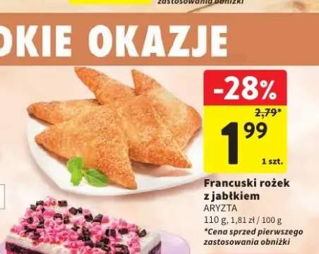 Francuski rożek z jabłkiem Aryzta