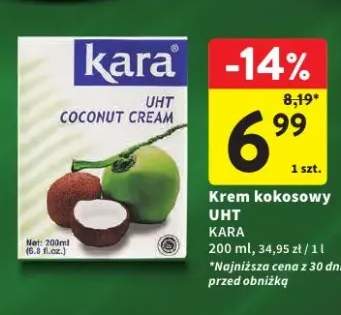 Krem kokosowy UHT Kara