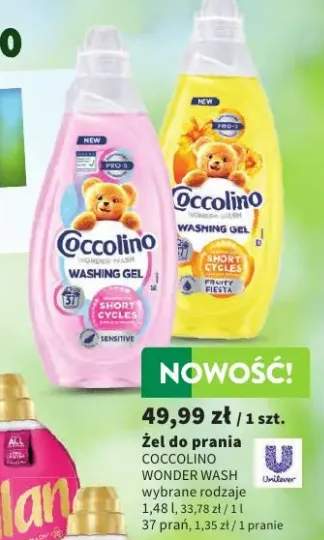 Żel do prania Coccolino Wonder Wash Sensitive +1 wariant