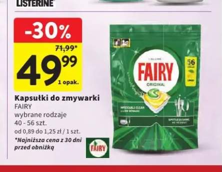 Kapsułki do zmywarki Fairy Original