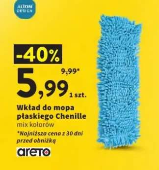 Wkład do mopa płaskiego Chenille Areto