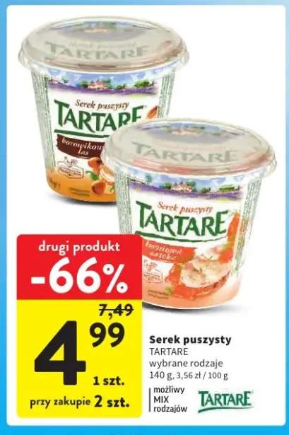 Serek puszysty borowikowy las Tartare +1 wariant
