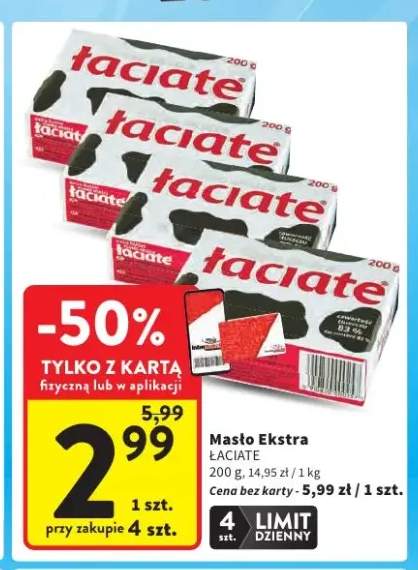 Masło ekstra Łaciate