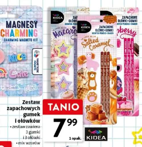 Zestaw zapachowych gumek i ołówków Kidea