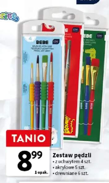Zestaw pędzli z uchwytem BEBE +2 warianty