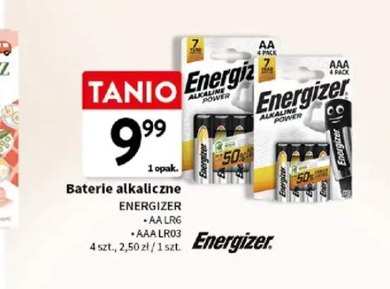 Baterie alkaliczne Energizer AA LR6 +1 wariant