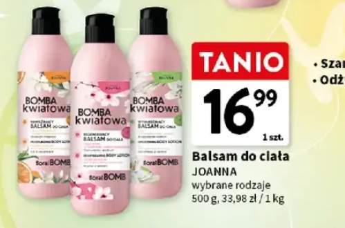 Balsam do ciała Joanna Bomba Kwiatowa nawilżający +2 warianty