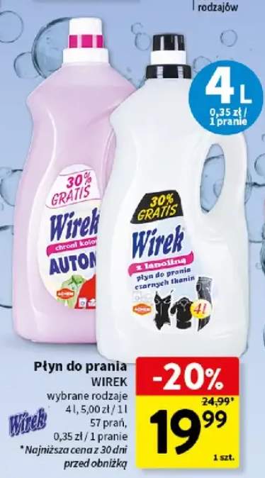 Płyn do prania Wirek
