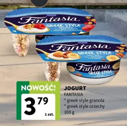 Jogurt Fantasia Greek Style granola +1 wariant