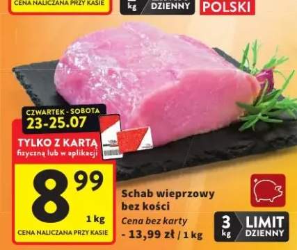 Schab wieprzowy bez kości