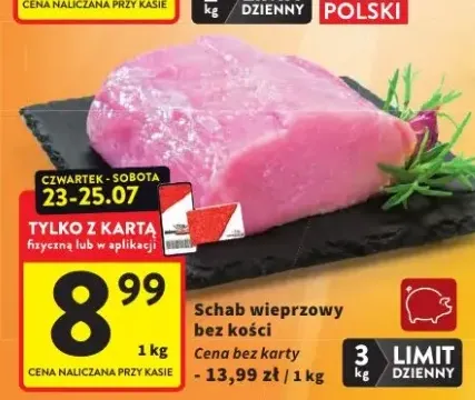 Schab wieprzowy bez kości