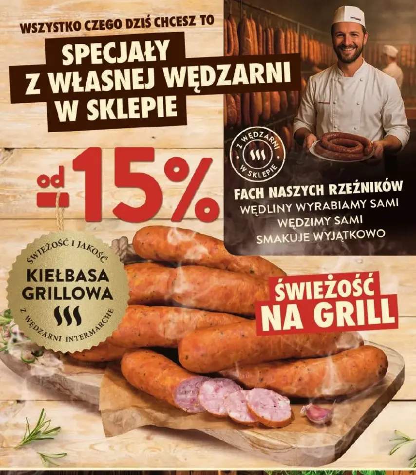 Kiełbasa grillowa Z Wędzarni Intermarché