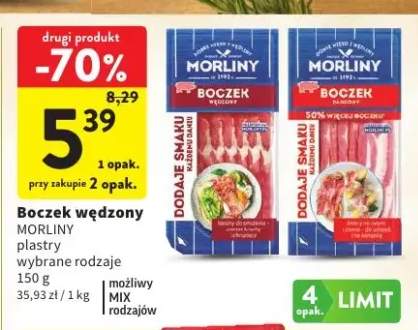 Boczek wędzony Morliny