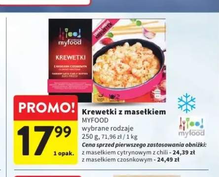 Krewetki z masełkiem cytrynowym z chili Myfood