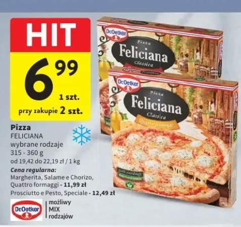 Pizza Feliciana Salame e Chorizo Dr. Oetker +3 warianty