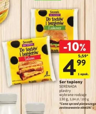 Ser topiony Do tostów i burgerów Radamer Serenada plastry +1 wariant