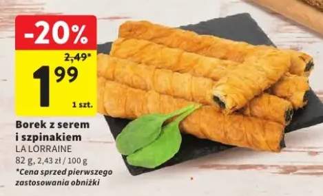 Borek z serem i szpinakiem La Lorraine
