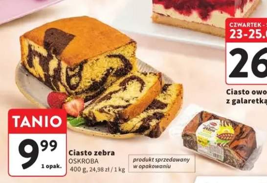 Ciasto zebra Oskroba