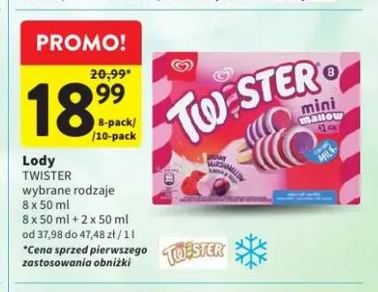 Lody Twister Mini Mallow 10-pak