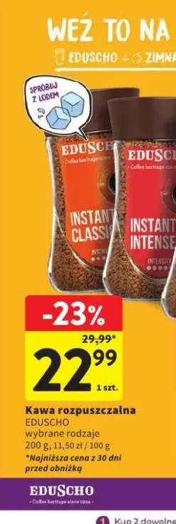 Kawa rozpuszczalna Eduscho Instant Classic +1 wariant
