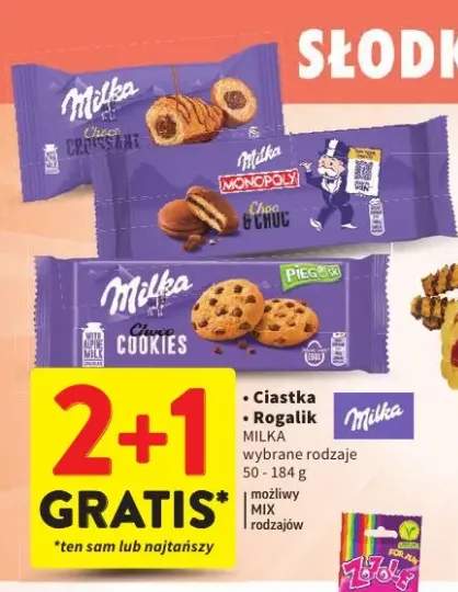 Ciastka Milka +1 wariant